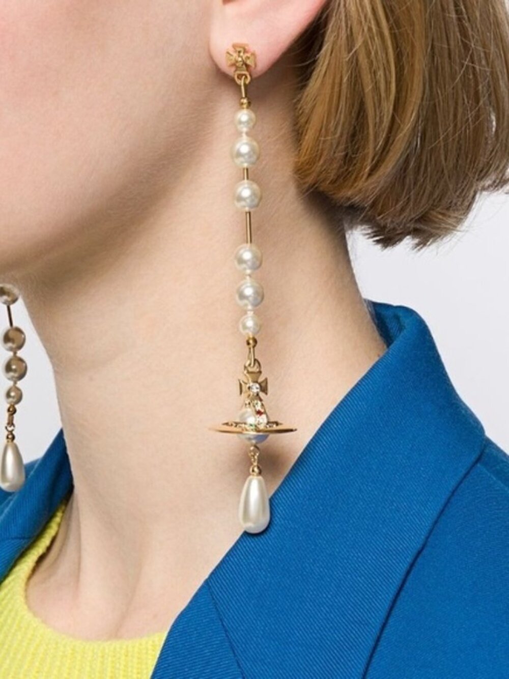Vivienne Westwood Beaded pendant earrings